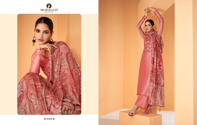 Aashirwad Mor Bagh Kalam 9315 Series Fancy Wear Silk Designer Salwar Kameez Collection
